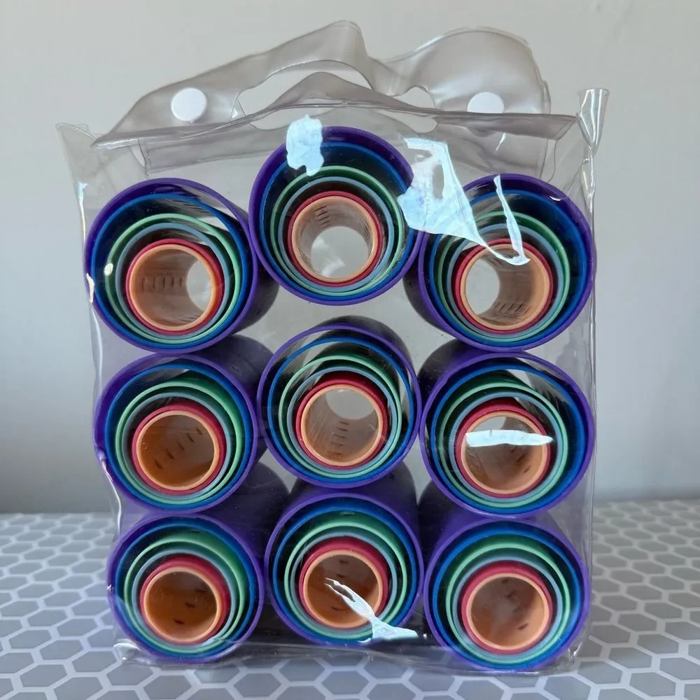Colorful Hair Rollers Set